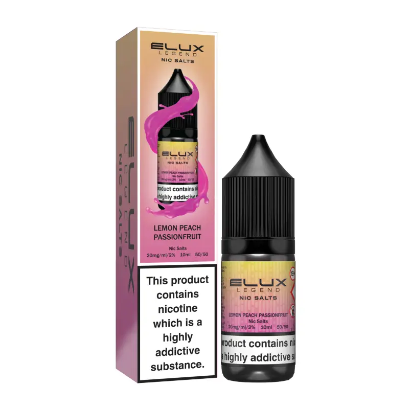 Lemon Peach Passionfruit  Nic Salt E-Liquid by Elux Legend 10ml